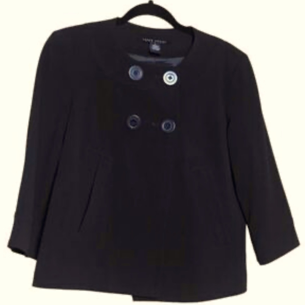 Harry Levin Black Textured Material